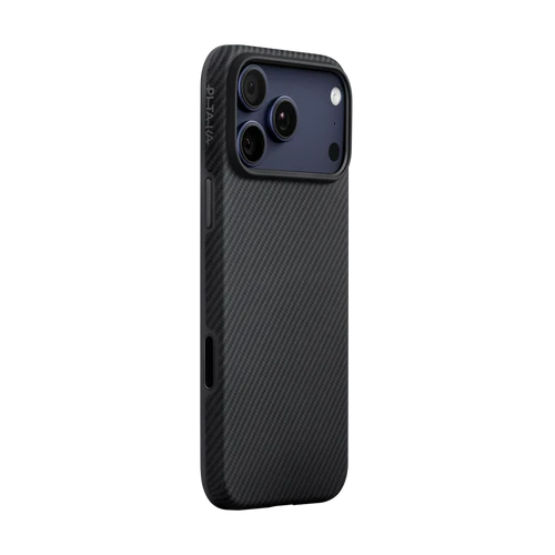 iPhone 17 Pro Max / 600D Black/Grey (Twill) | Aramid UltraGuard Case